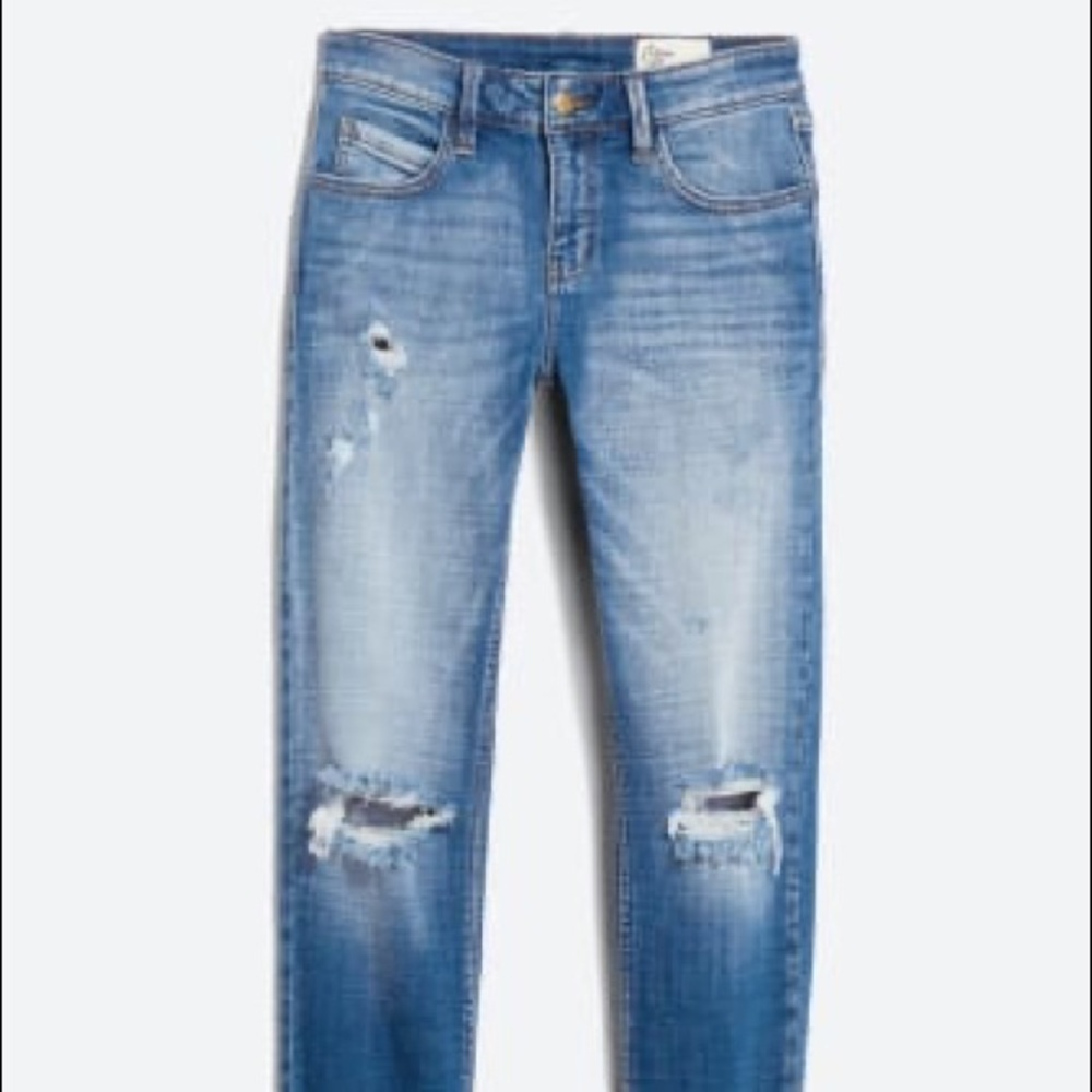 Cosmic Blue Love Adrienne Boyfriend Jeans